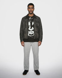 Camouflage Raglan Portrait Tee