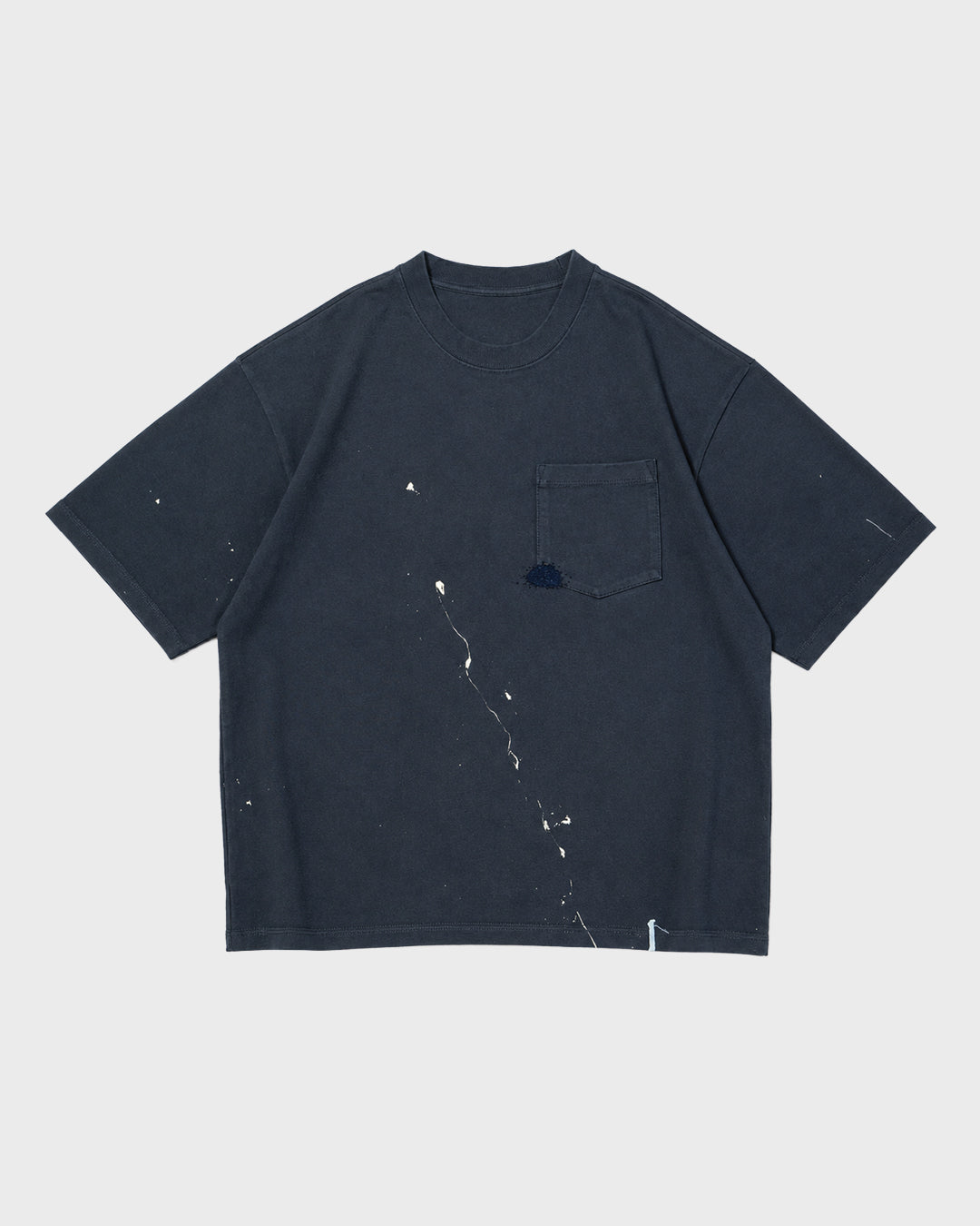 T-shirt con taschino Shibori