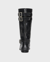 Burnished Strap Boot