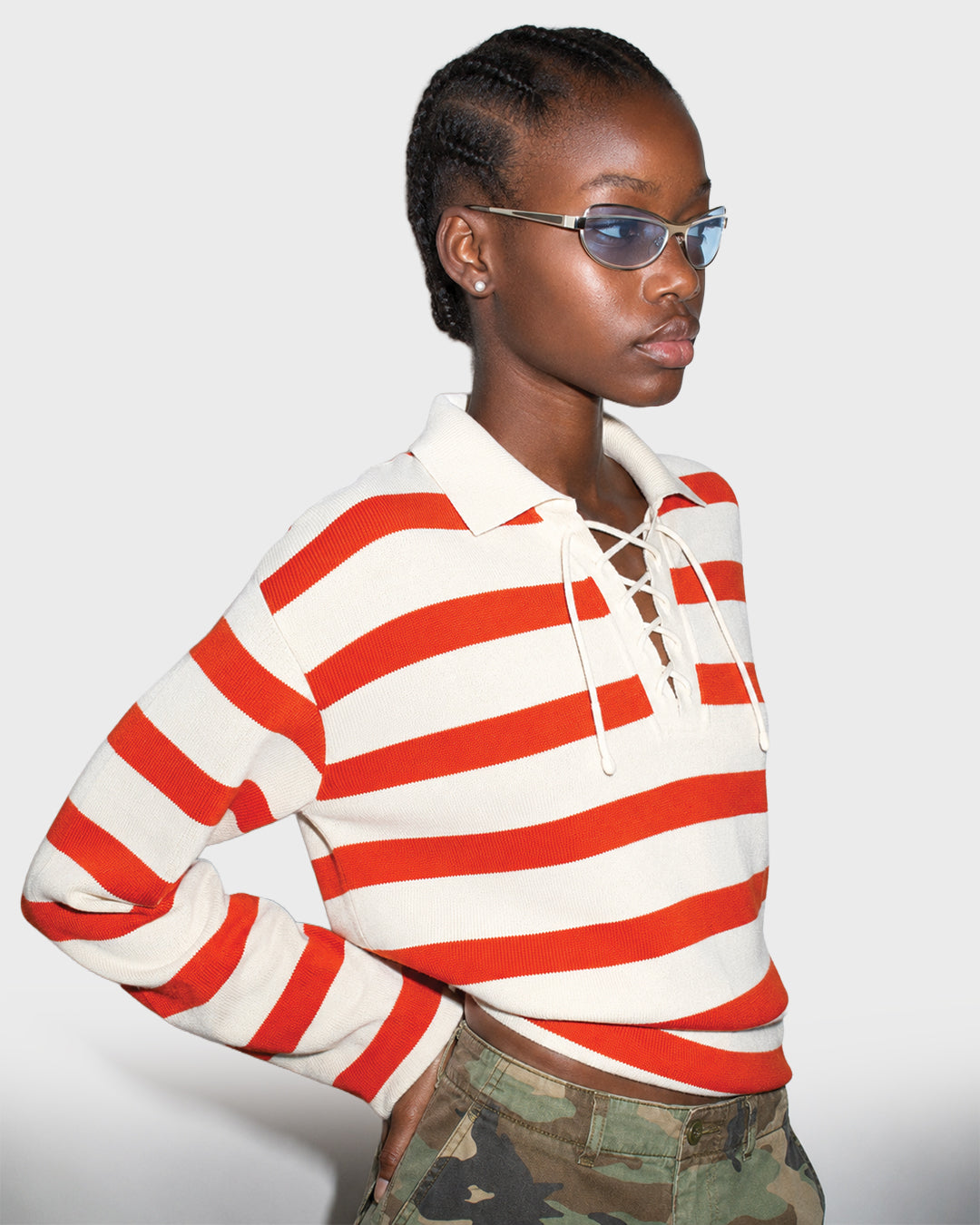 Patti Block Stripe Knit