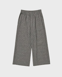 Linen Plaid Trouser