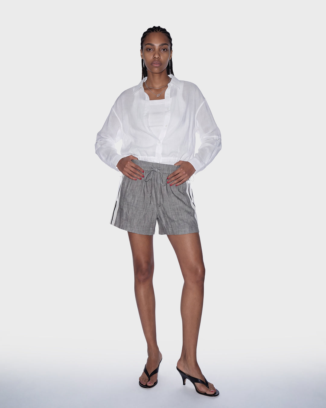 Linen Track Short