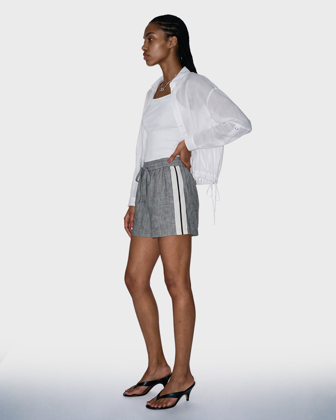 Linen Track Short