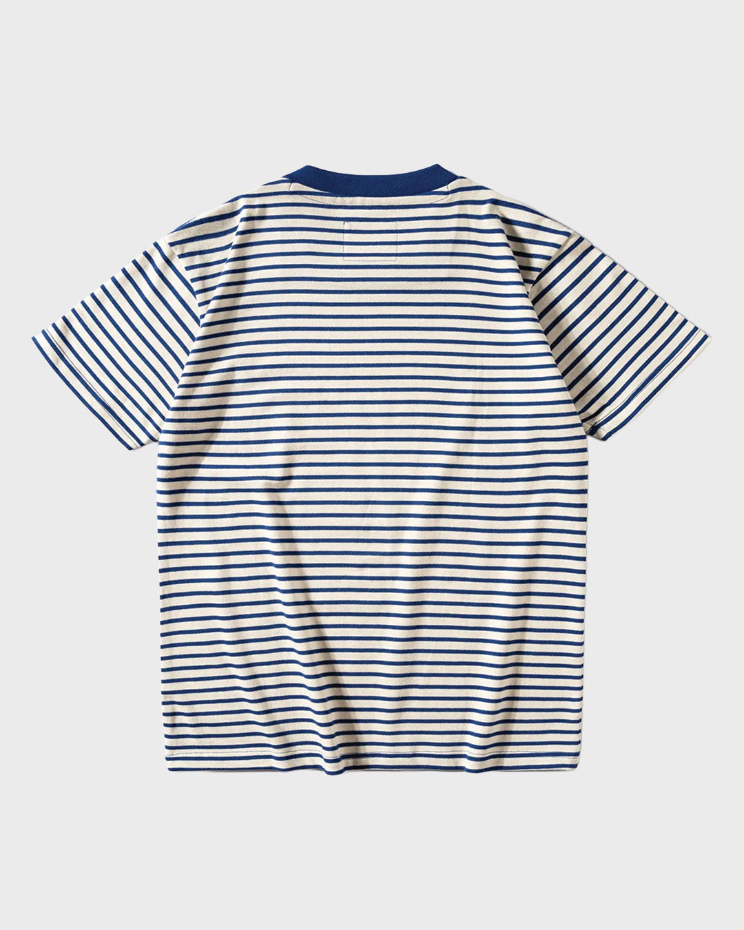 T-shirt Breton a Scollo Quadrato