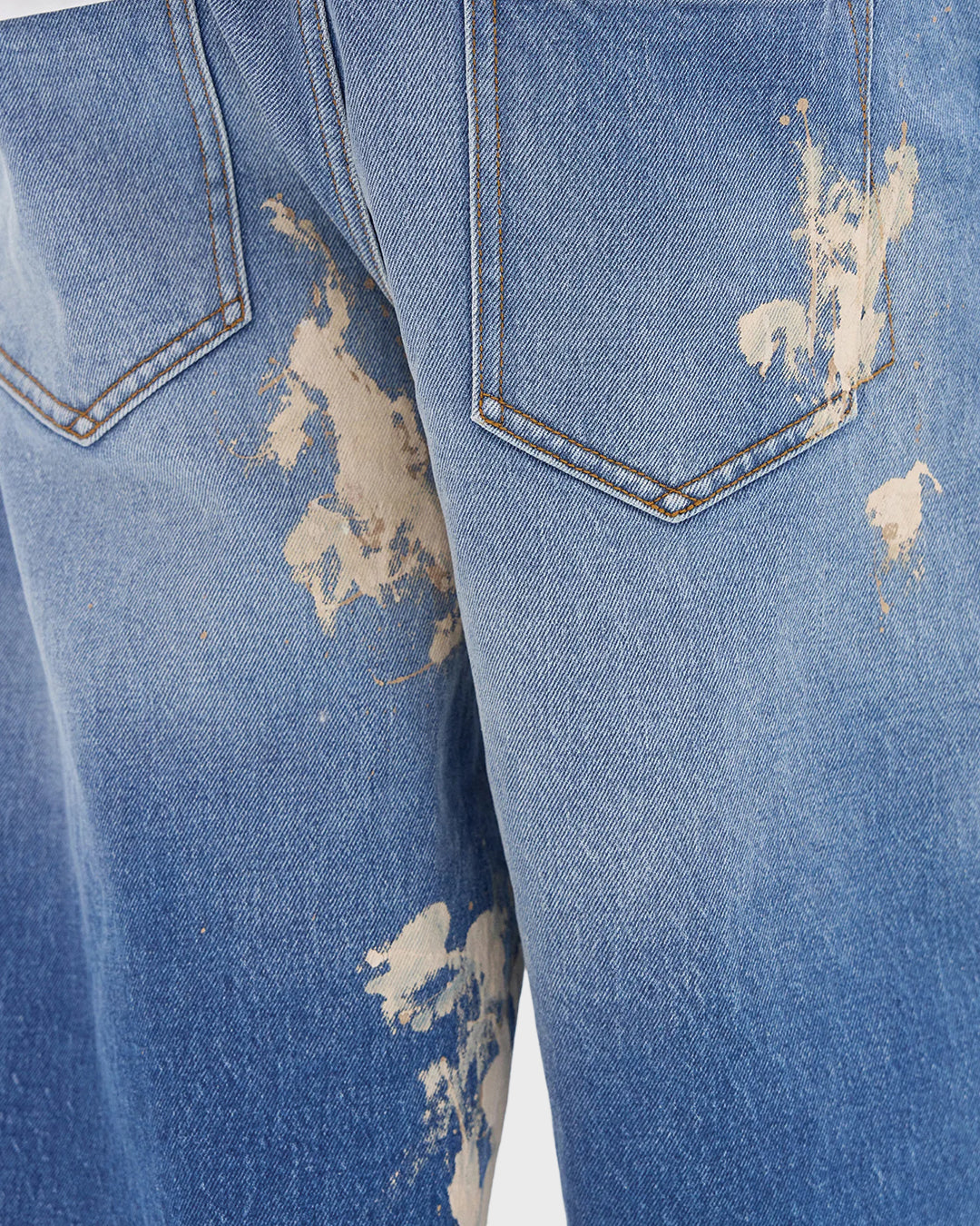 Splatter Wash Denim Short
