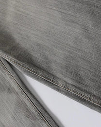 Gray Whisker Wash Jeans