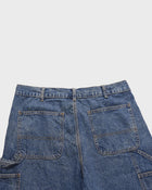 Shorts di jeans effetto candeggiato con bandana