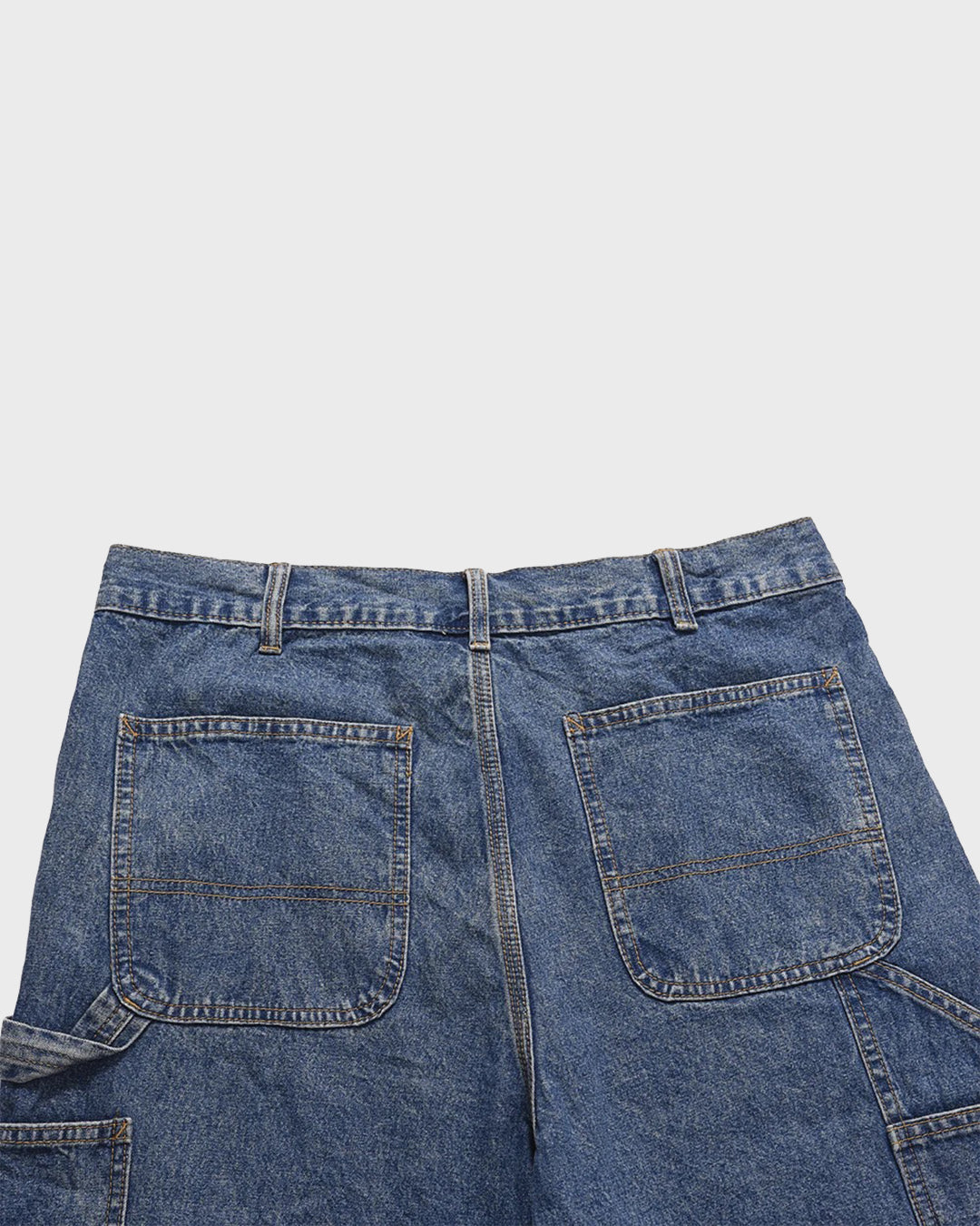 Shorts di jeans effetto candeggiato con bandana