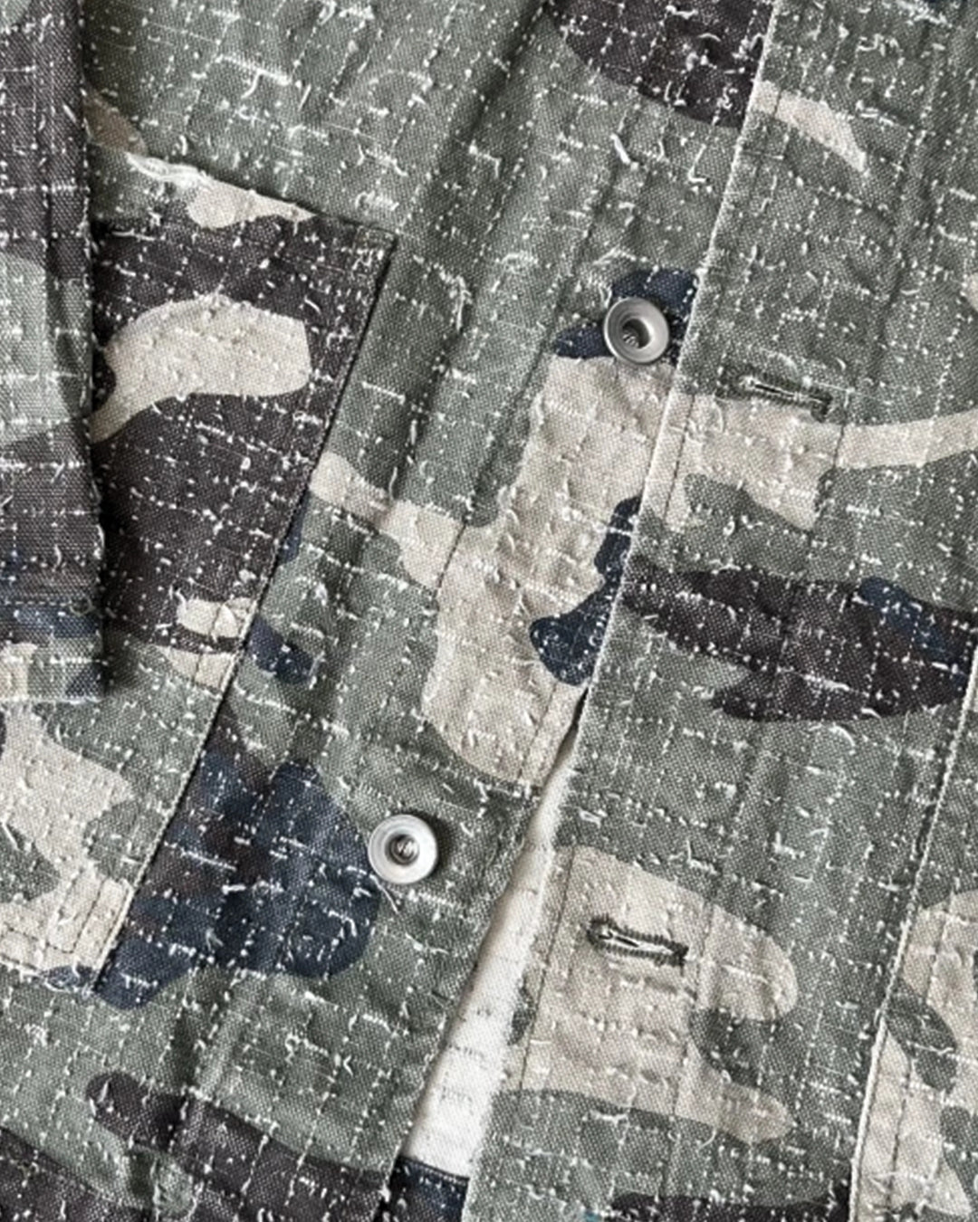 Grid Stitch Field Jacket