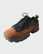 Paneled Leather Trainer