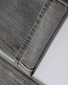 Gray Whisker Wash Jeans
