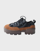 Paneled Leather Trainer