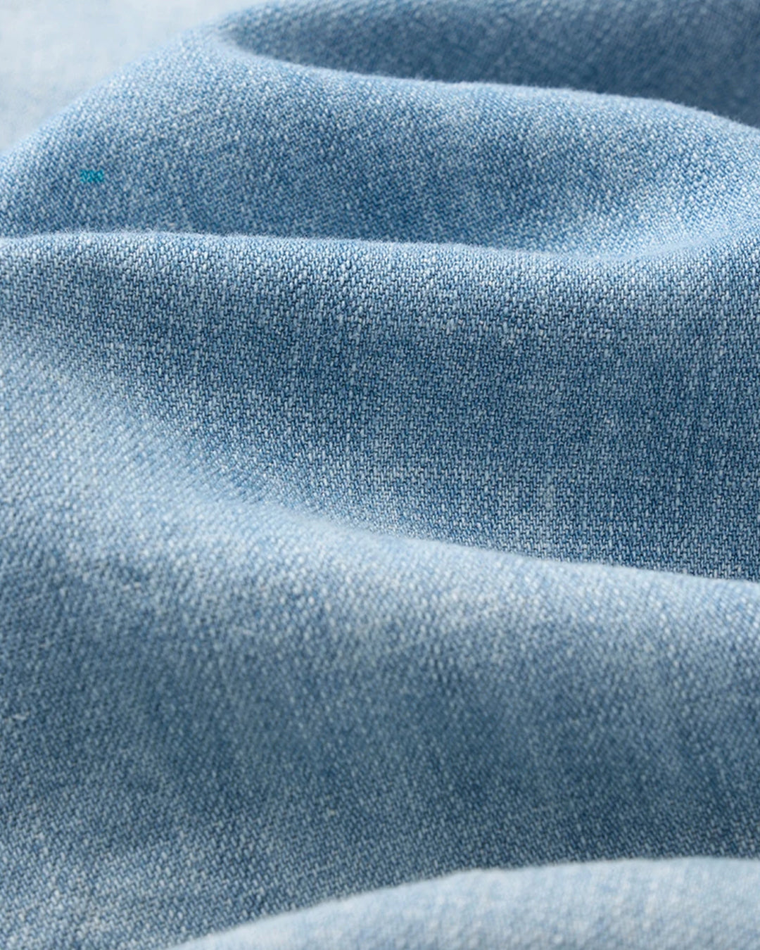 Camicia da campo in morbido indaco