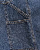 Shorts di jeans effetto candeggiato con bandana