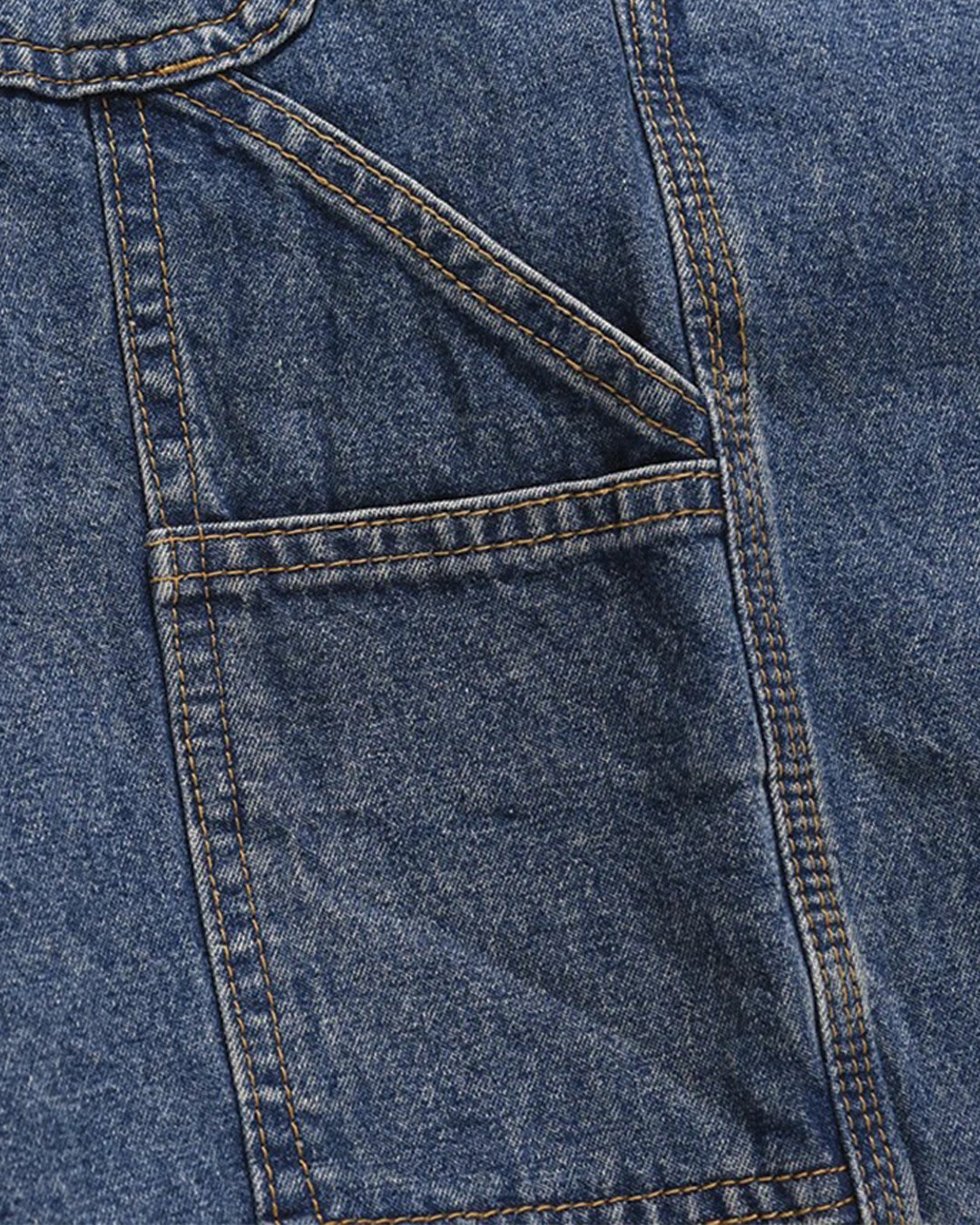 Shorts di jeans effetto candeggiato con bandana