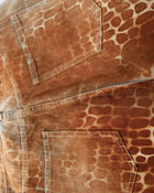 Rust Overdye Wide Jeans