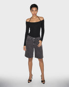 Double Neck Halter Top