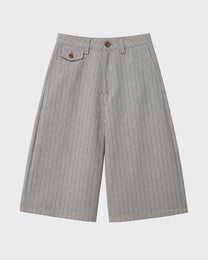 Quarter Pinstripe Shorts