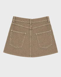 Blush Mini Cord Skirt