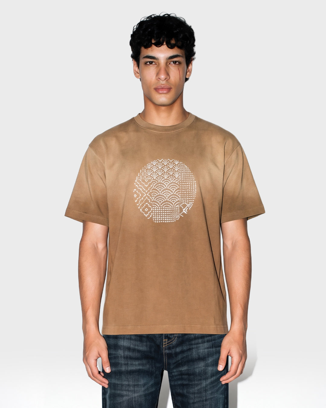 T-Shirt Sashiko a Cerchi