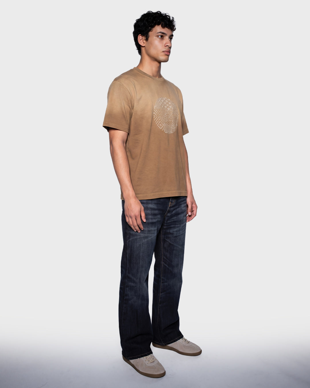 T-Shirt Sashiko a Cerchi