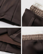 Satin Box Pleat Skirt
