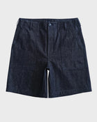 Shorts in denim grezzo di ramia