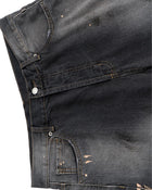 Jeans svasati color carbone sbiadito