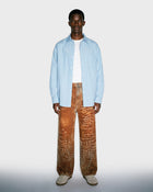 Rust Overdye Wide Jeans