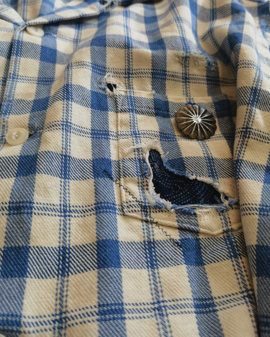 Concho Plaid Shirt