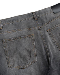 Faded Charcoal Flare Jeans