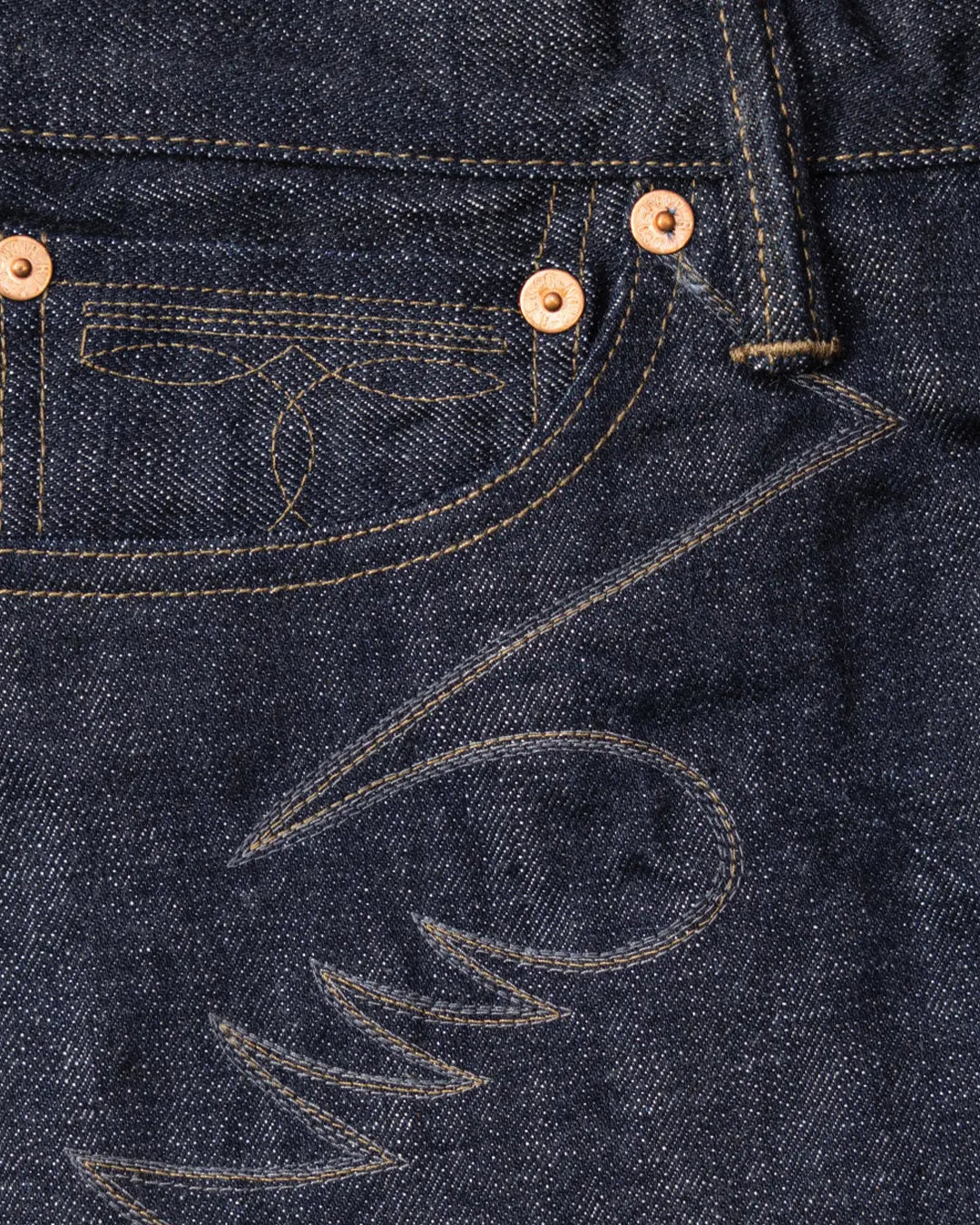 Vaqueros con orillo Western Stitch