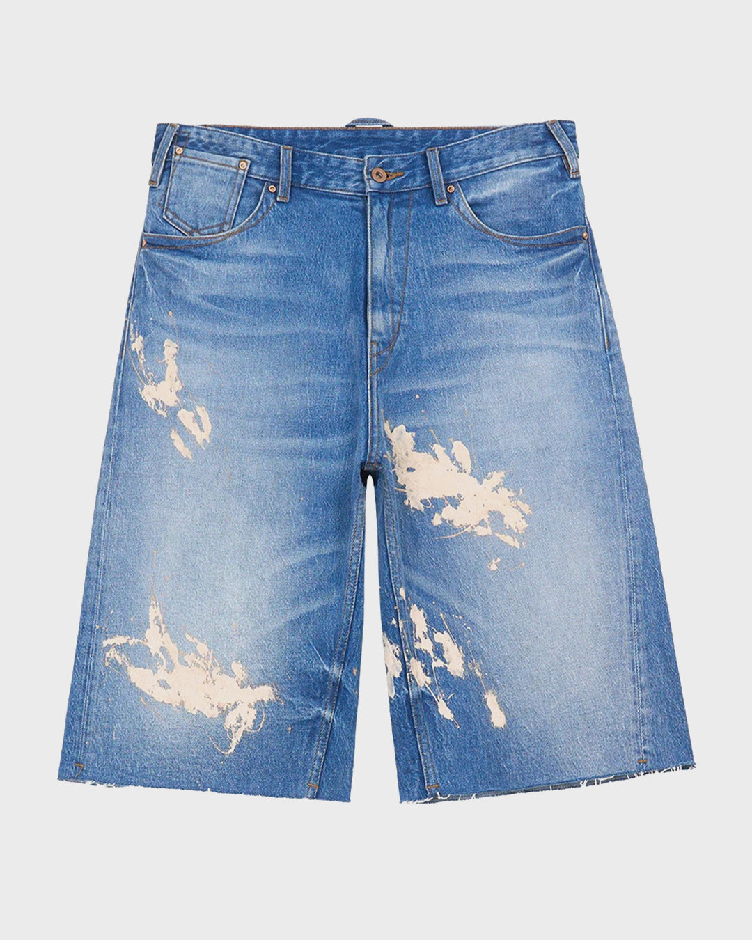 Splatter Wash Denim Short