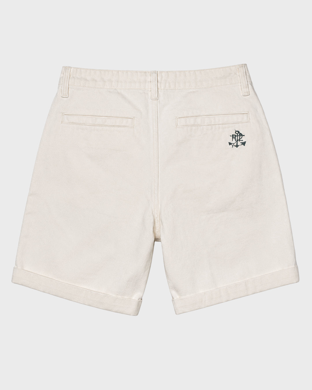 Shorts di jeans effetto candeggiato con bandana