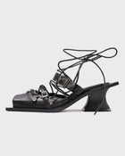 Matte Lace Cap Toe Heels