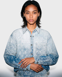 Bandana Panel Overshirt