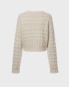Purl Row Knit Sweater