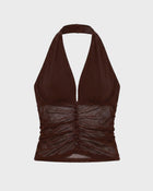 Ruched Halter Top