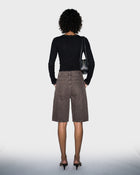 Pumice Stone Denim Shorts