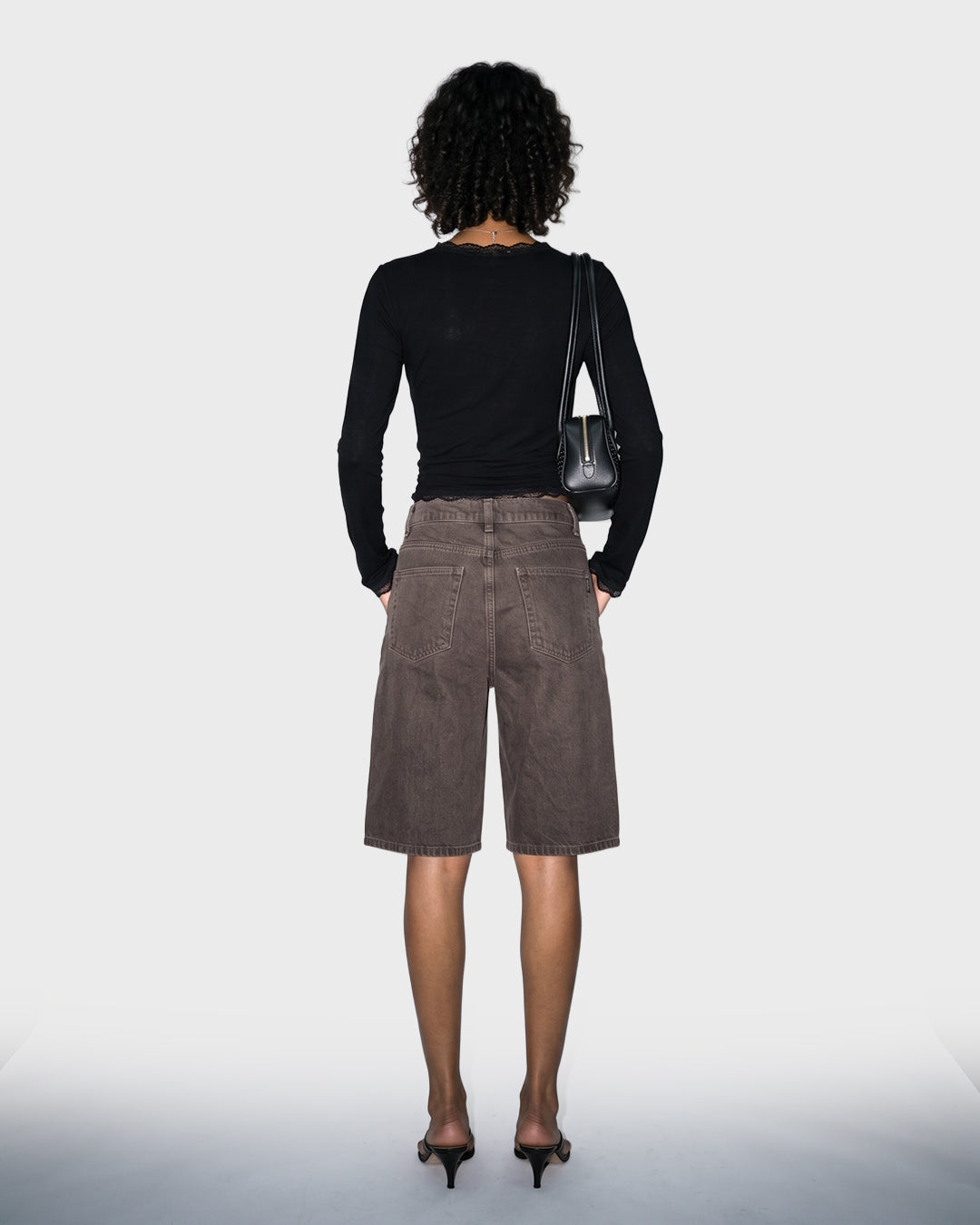 Pumice Stone Denim Shorts
