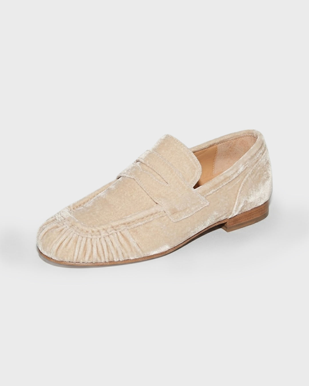 Silk Velvet Loafer