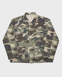 Grid Stitch Field Jacket