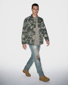 Grid Stitch Field Jacket