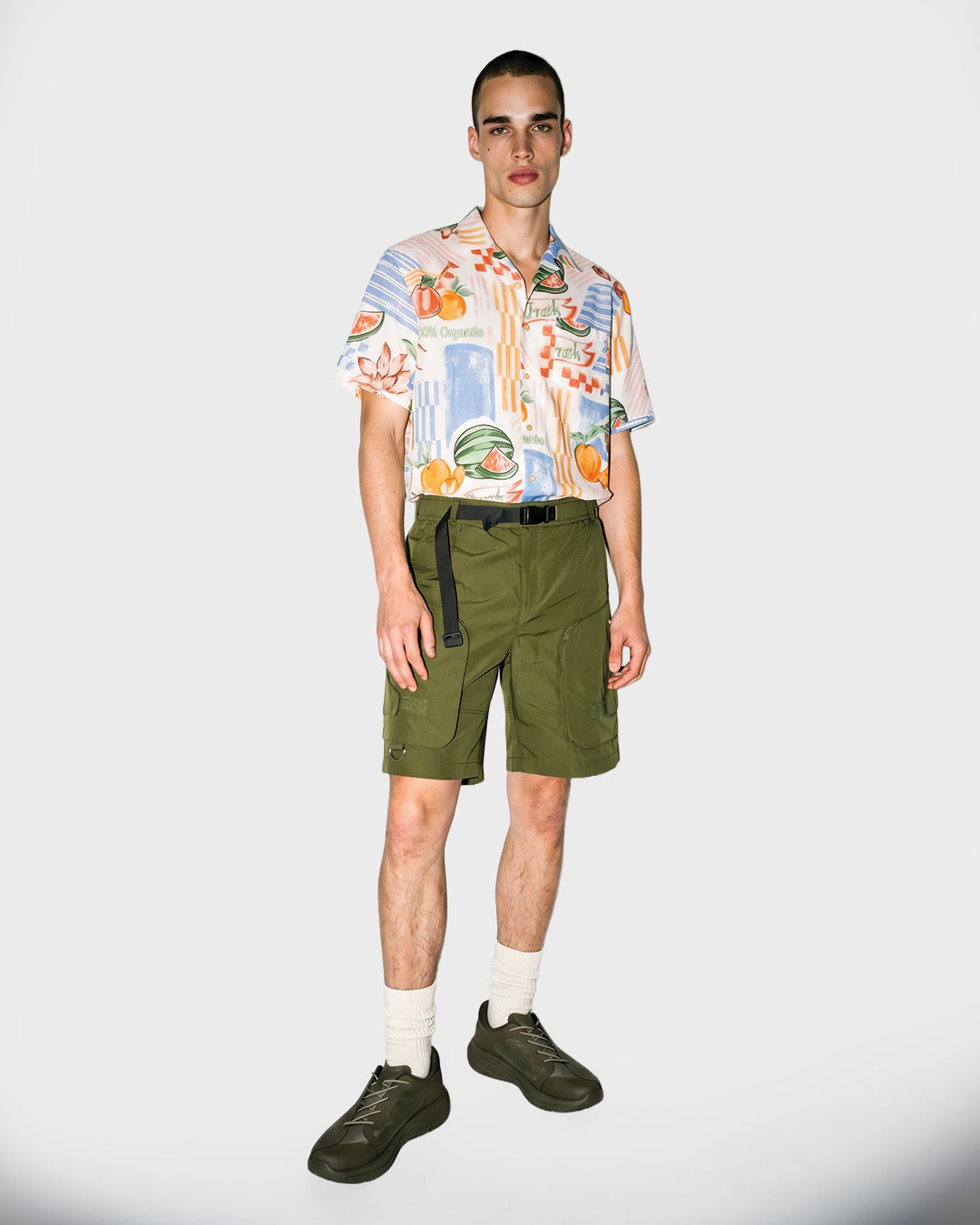 Pantaloncini Cargo con Fibbia