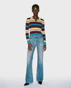 Four Stripe Cardigan Knit