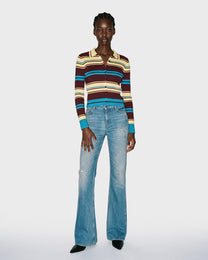 Four Stripe Cardigan Knit