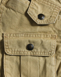 Denim Waist Cargo Pant