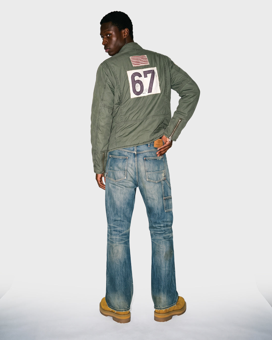 Giacca di jeans rielaborata