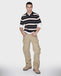 Denim Waist Cargo Pant