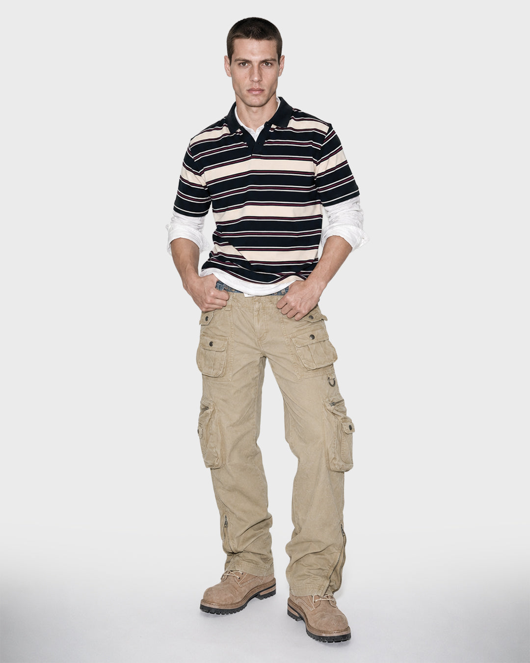 Pantalón Ancho Cargo Fleck